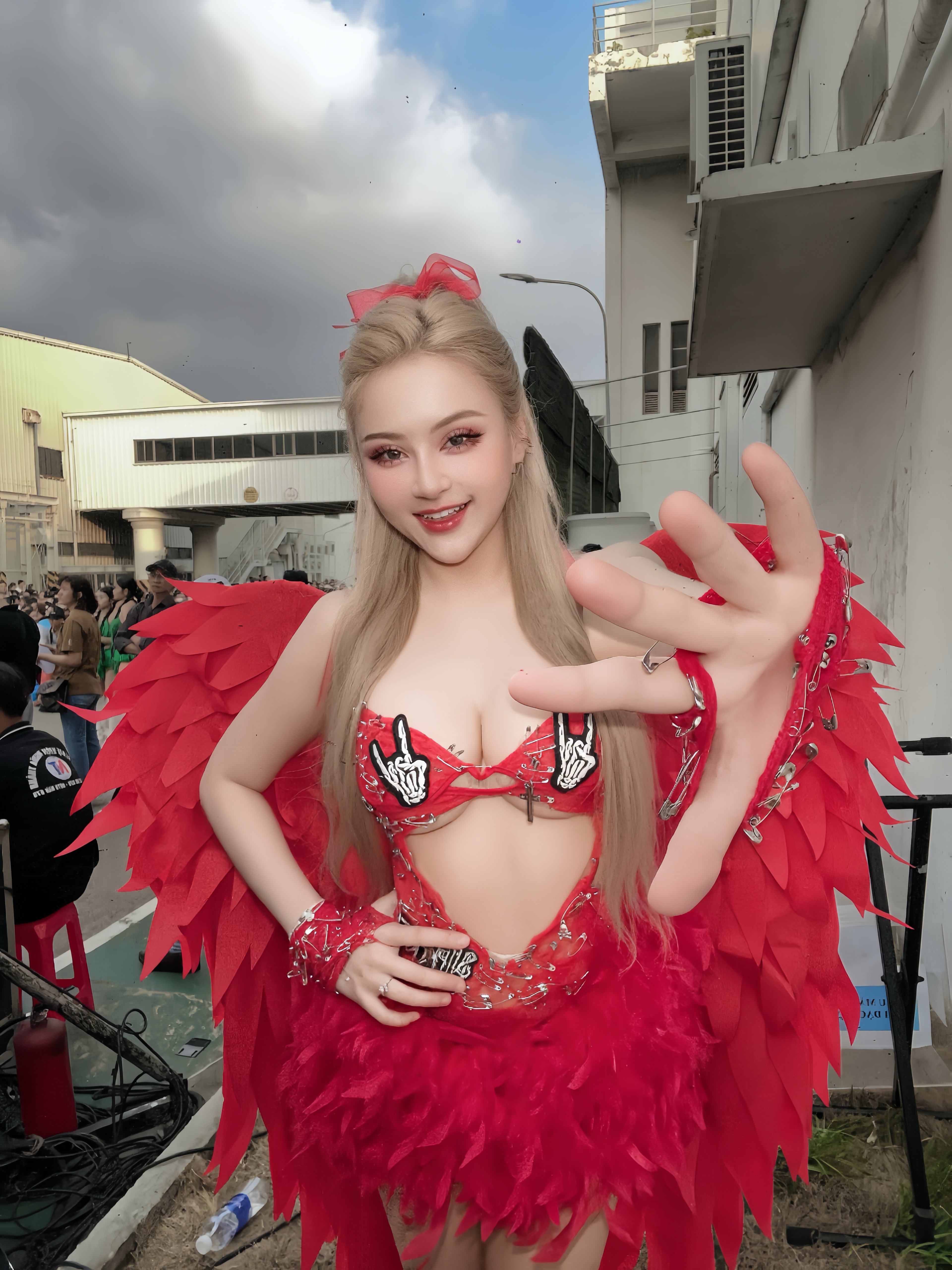 Red feather